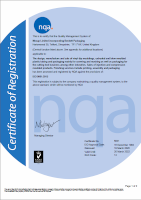 ISO 9001-2015 Certificato di registrazione, MOCAP Limited