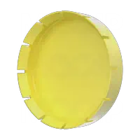 Calotta protezione flange in polietilene giallo